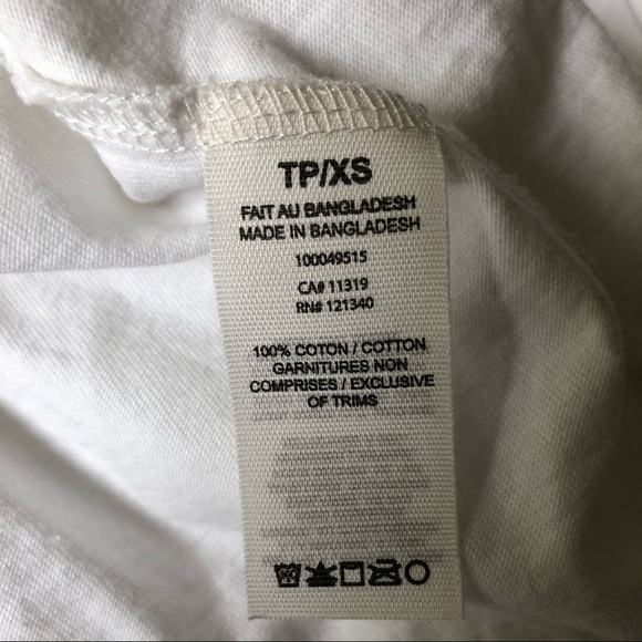 Garage butterfly white cropped tee shirt - Picture 5 of 5